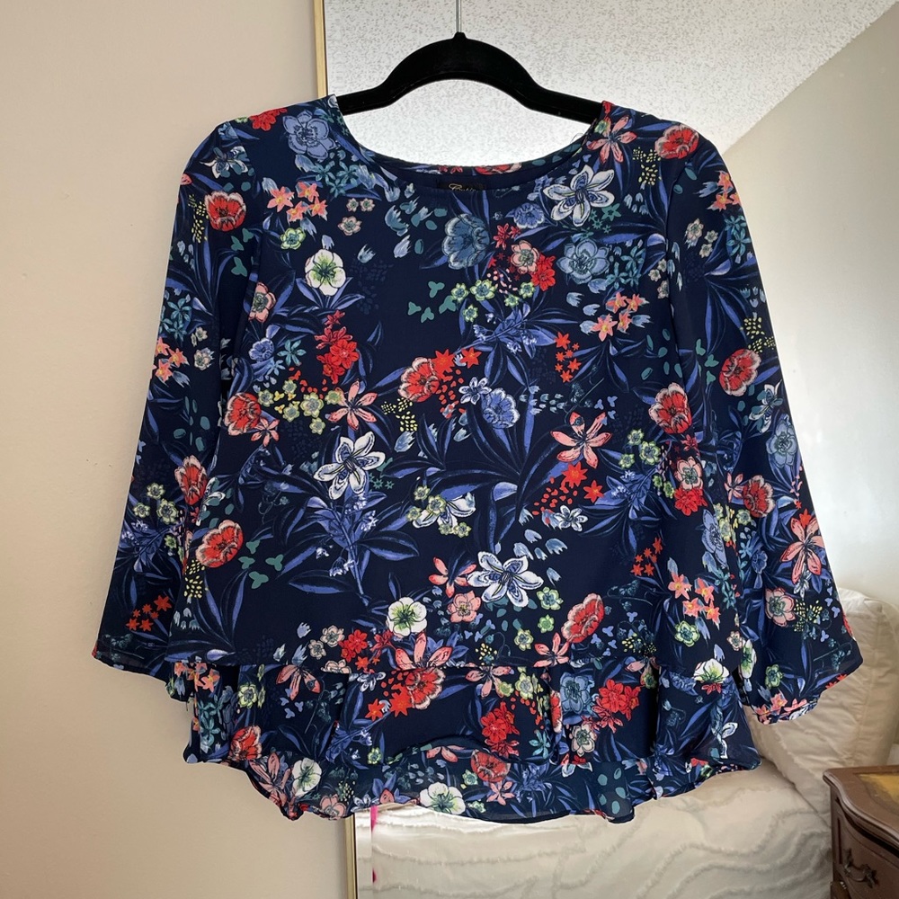 Cupio Floral Blouse